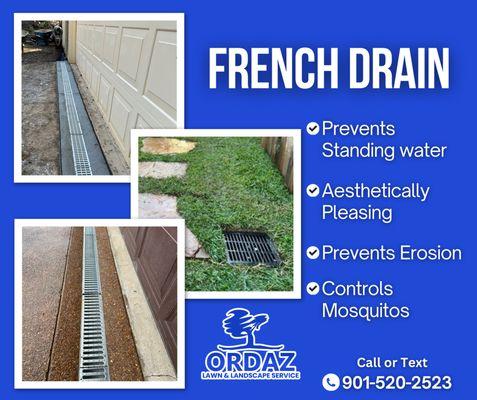 French Drain Installation