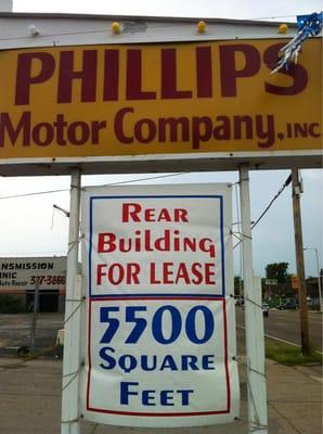 Lots of space for lease, too!