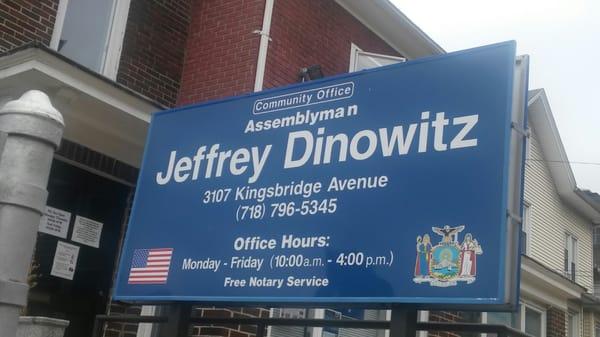 Community Office of Assemblyman Jeffrey Dinowitz