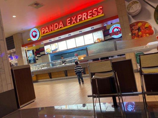 Panda express in the Brea Mall