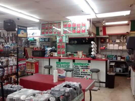 Mexican food stand in Food Mart