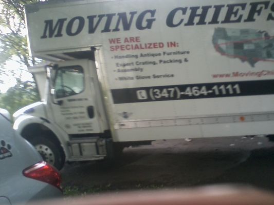 Moving Chiefs Truck