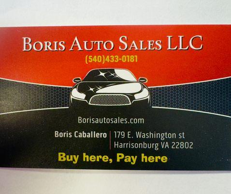 Boris Auto Sales