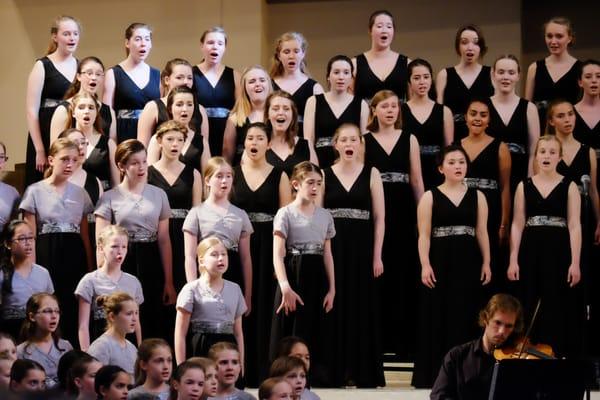 Serving girls in grades 1-12, Northwest Girlchoir is comprised of six choir levels.