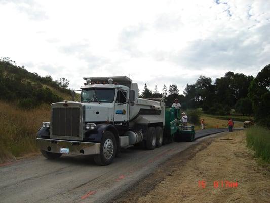 Paving a driveway