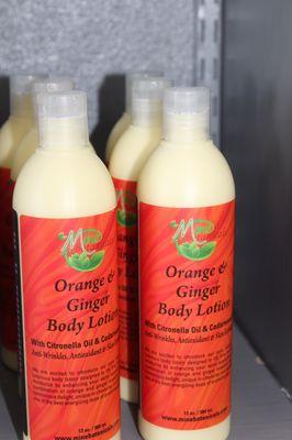 Orange and Ginger Body Lotion. One of 9 scents.