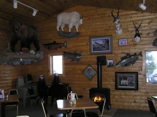 One of many rooms filled with fascinating trophies.