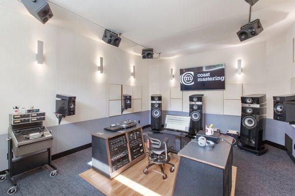 Stereo, Surround & Immersive Dolby Atmos Mastering room at Coast