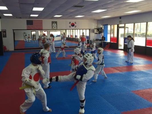 Sparring Saturday training session