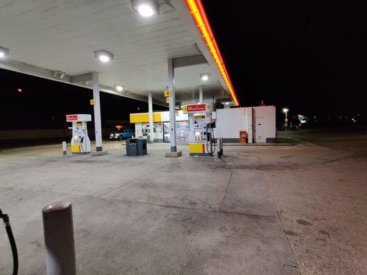 Corner of Whitlock Ln/Keller Springs Rd. Small convenience store.