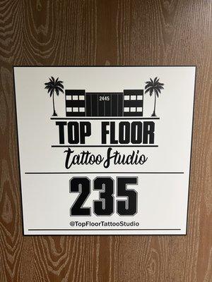 Top floor tattoo studio