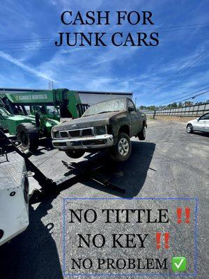 Cash for junk cars ‼