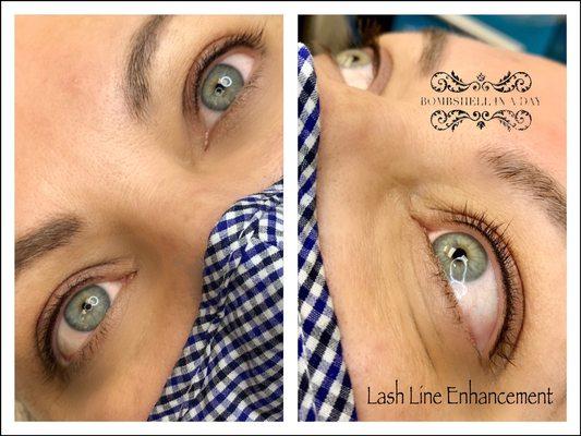 Eyelash line enhancement liner