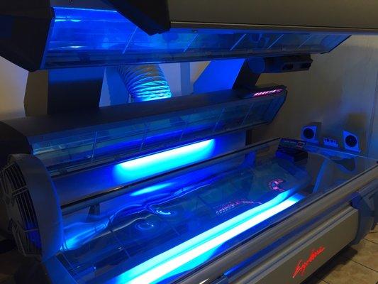 One of the faster tanning beds.