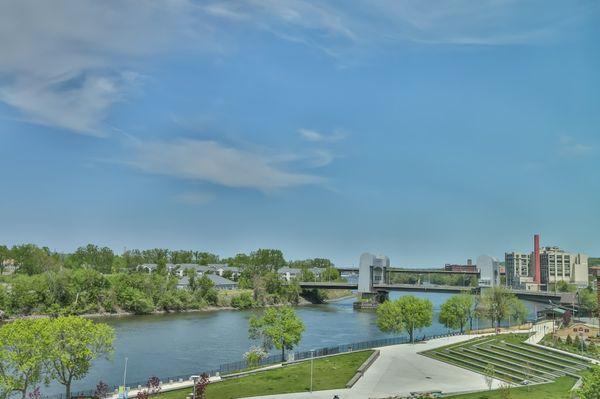 View from the top floor of the Dauchy