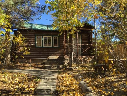 Studio Cabin #3: Queen Bed, Fold Out Couch, Kitchenette, Small Bathroom, Flat Screen TV/DVD