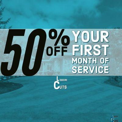 get 50% off your first month of monthly service Call 832-528-8664