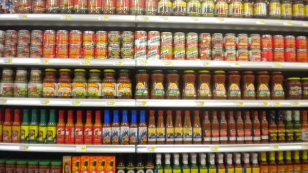 The "WALL OF SALSA"