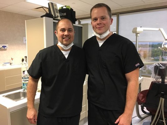 Dr. David Kneal (on the left) Dr. Seth Walbridge (on the right)