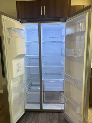 Refrigerator after cleaning