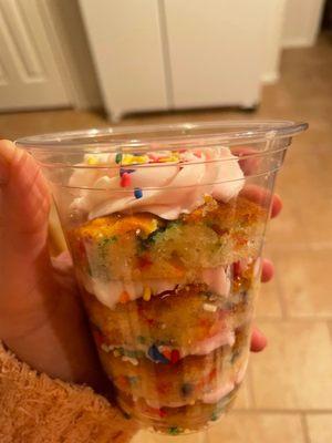 Funfetti cake cup