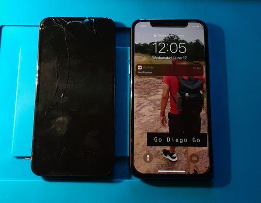 iPhone X screen repair