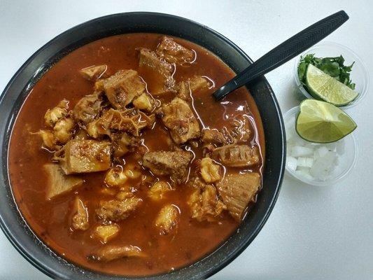 Menudo with lime