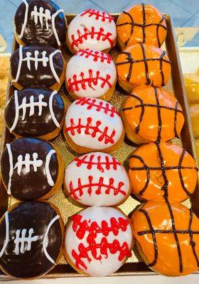 Sport Donuts for Super Bowl!