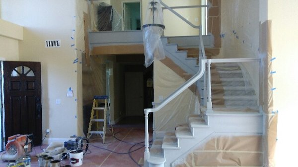 BEFORE - Calabasas Stair Railing project.