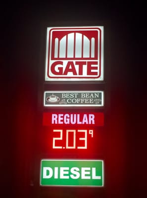 Unbelievable gas price