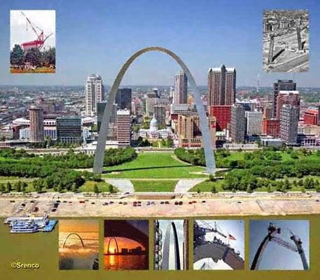 GAteway Arch coinstruction from start to finish