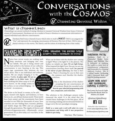 My recurring articles in Aquarius magazine