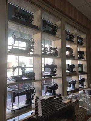 The antique sewing machines