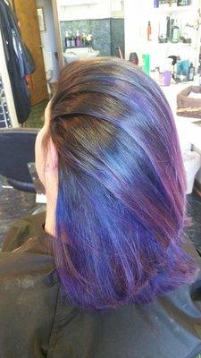 Beautiful color melting done by nicki!