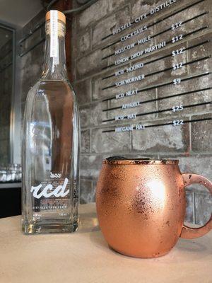 Our hand crafted RCD Vodka!