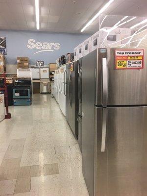 Sears Appliance Department inside Kmart