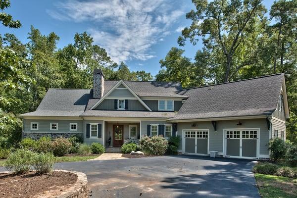 Quality Dreambuilt home in Waters Edge on Lake Oconee - private 2ac lot adjoining private horse farms. $585,000.