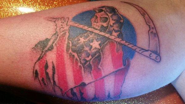 Freehand grim reaper,making america great again