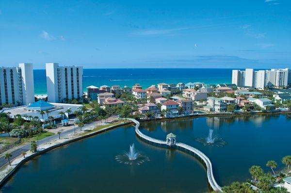 Balcony view from The Terrace at Pelican Beach