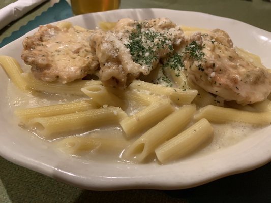 Chicken Francaise Sunday dinner special