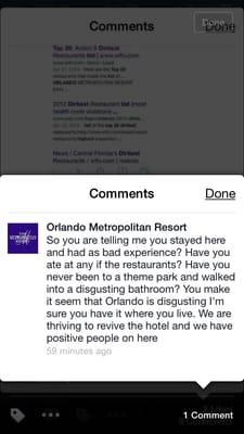 As management this is how you respond to a poor review of your hotel?? Extremely unprofessional.