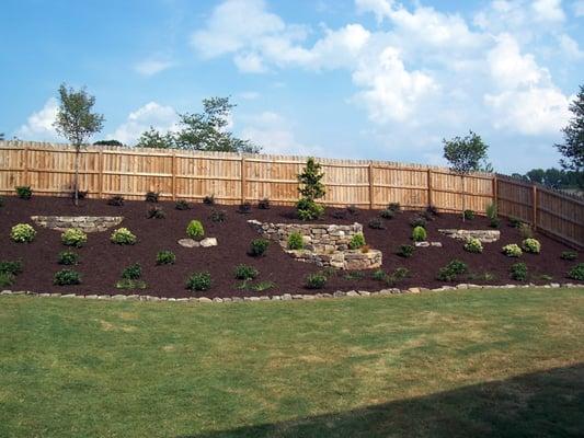 Hillside landscaping