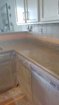 Epoxy countertops pre color