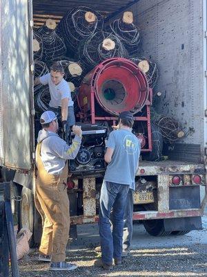 Unloading a load of big nobles