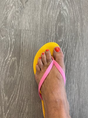 Finished pedi