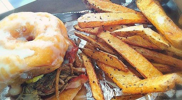 Pulled Pork Donut Sammy