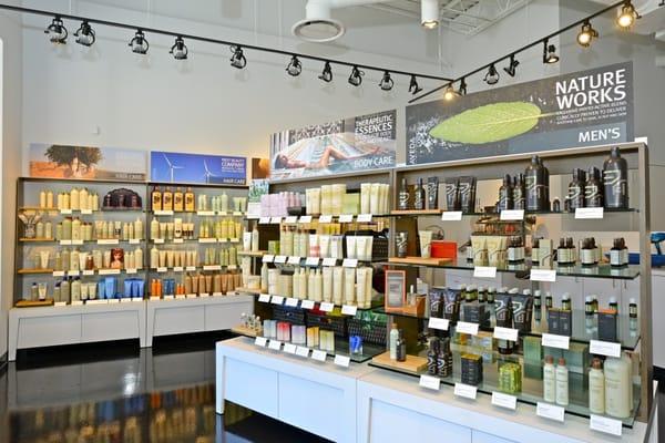 Our retail are. We are an exclusive Aveda Salon.