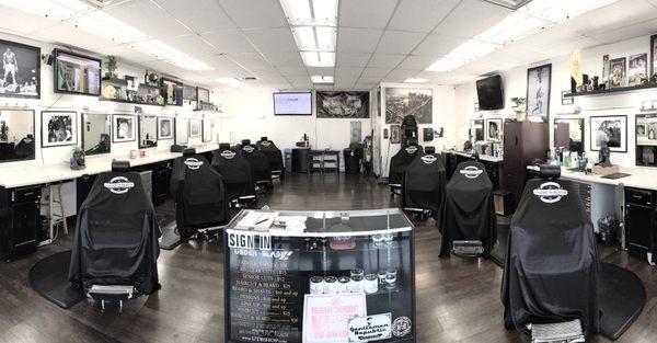 9 barbers available for any haircut service, Appointments & walk-ins are welcomed.