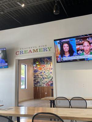 Creamery entrance from the brewery