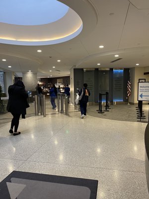 Lobby cafe at Phelps Hospital